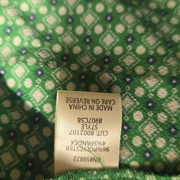 Max Studio Women's Ruffle Crepe High/Low Wrap Midi Dress, Grn/Blue,NWOT, XS - Picture 7 of 9